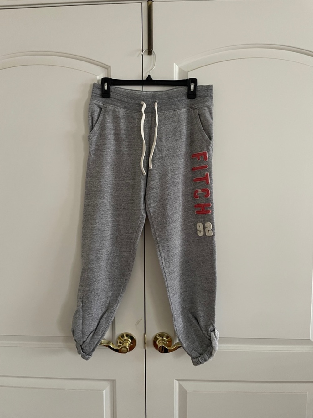 Abercrombie & Fitch Grey 'Fitch 92' Jogger Pants